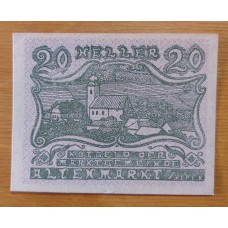 AUSTRIA 1920 HERMOSO BILLETE SIN CIRCULAR RARO